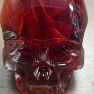 Resin skull art
